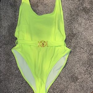 BRAND NEW  NEON BATHING SUIT